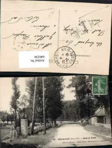 646234,Pont-de-Pany Cote d Or Route de Malain France