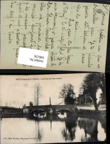 646236,Nuits-sous-Ravieres Le Pont de l Armancon Brücke France