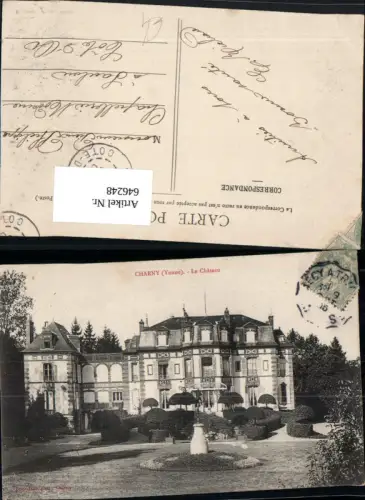 646248,Charny Yonne Le Chateau Schloss France