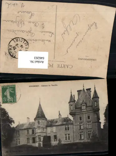 646263,Apremont Chateau du Veuillin Schloss France