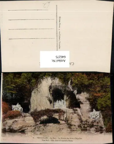 646275,Versailles Le Parc La Grotte des Bains d Apollon France