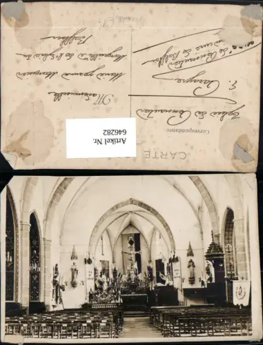 646282,Foto Ak Pennautier L Eglise Kirche Innen France