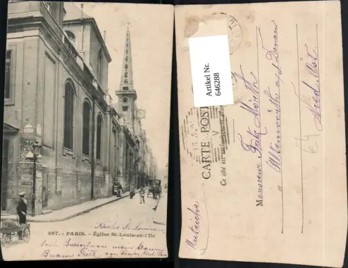 646288,Paris Eglise St-Louis-en-l Ile France