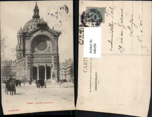 646290,Paris Eglise St-Augustin France