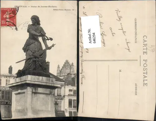 646294,Beauvais Statue de Jeanne-Hachette France