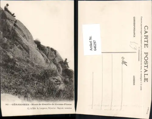 646297,Gerardmer Blocs de Granits de Grosse-Pierre France