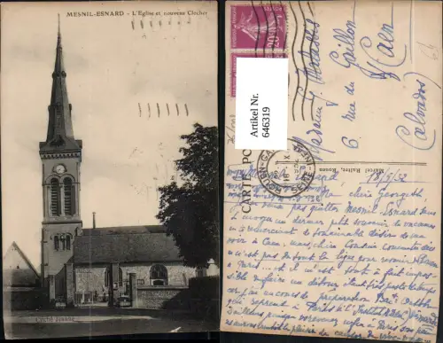 646319,Mesnil-Esnard L Eglise et nouveau Clocher Kirche France