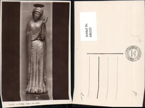 646325,Cluny Vierge Italie XIII siecle France