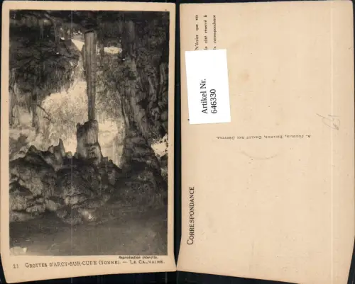 646330,Grottes d Arcy-sur-Cure Yonne Le Calvaire France