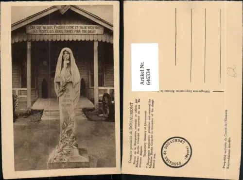 646334,Ossuaire provisoire de Douaumont France