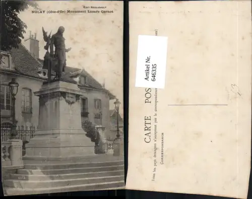 646335,Nolay Cote d Or Monument Lazare Carnot France
