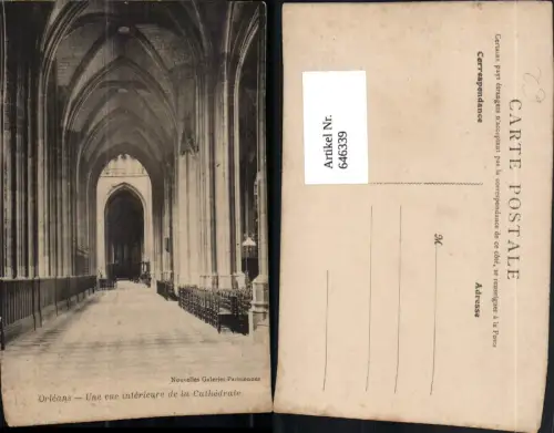 646339,Orleans Une vue interieure de la Cathedrale France