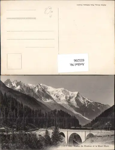 655296,Viaduc de Montroc et le Mont Blanc Chamonix-Mont-Blanc France