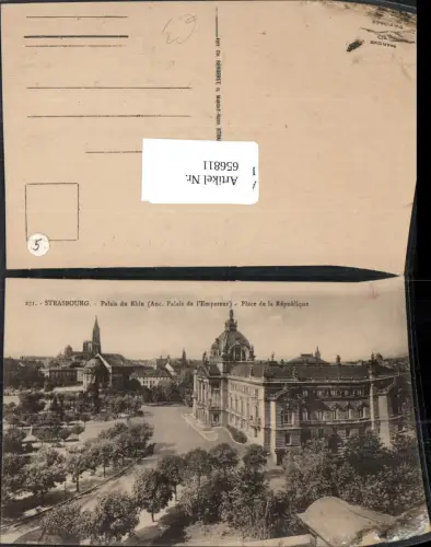 656811,Strasbourg Straßburg Palais du Rhin France
