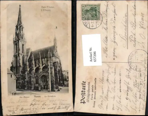 657206,Thann Münster La Cathedrale France