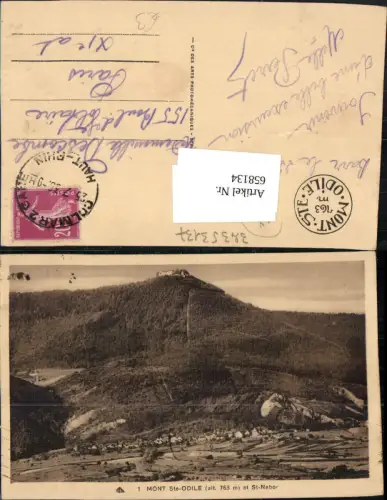 658134,Mont Ste-Odile et St-Nabor France