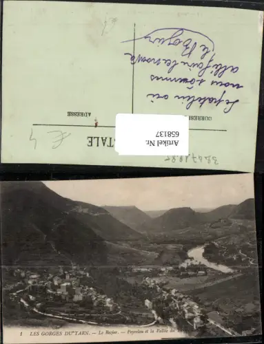 658137,Les Gorges du Tarn Le Rozier Peyrelau et la Vallee du Tarn France