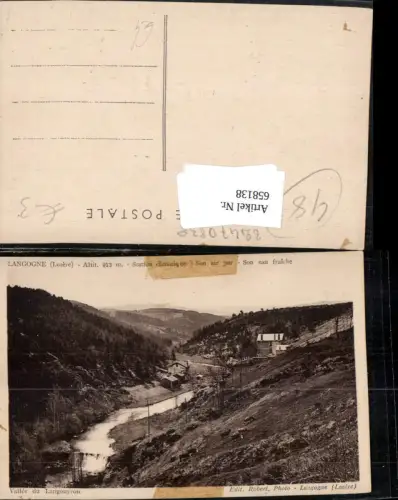 658138,Langogne Lozere Station climatique Son air pur Son eau fraiche France