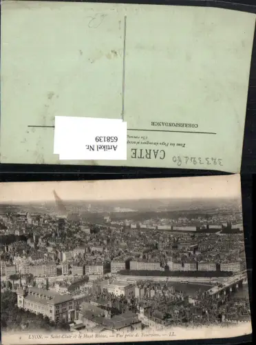 658139,Lyon Saint-Clair et le Haut Rhone Vue prise du Fourviere France