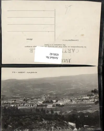 658142,Ambert Vue generale France