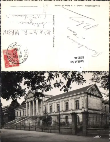 658146,Chateauroux Indre Le Palais de Justice France
