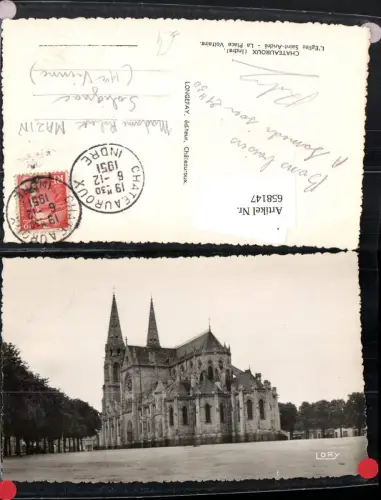 658147,Chateauroux Indre L Eglise Saint-Andre La Place Voltaire Kirche France