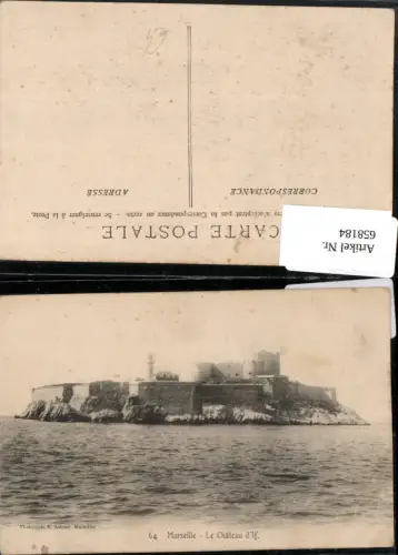 658184,Marseille Le Chateau d If Schloss Leuchtturm France