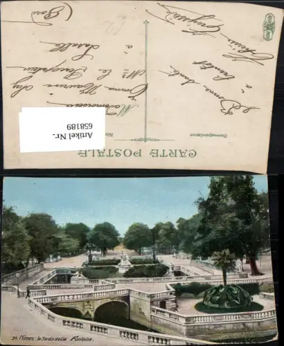 658189,Nimes Le Jardin de la Fontaine France