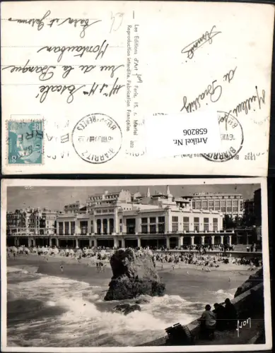 658206,Biarritz Basses-Pyr. Le Casino Strand Strandleben France