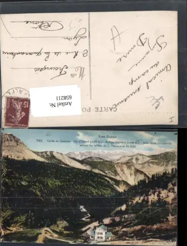 658211,Les Alpes Vallee du Queyras Col d Izoard Refuge National France