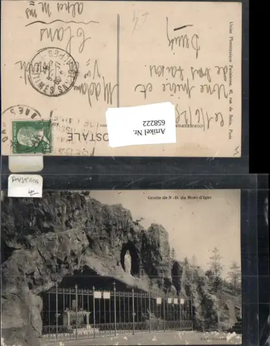 658222,Grotte de Notre-Dame du Mont d Iges Statue Religion France