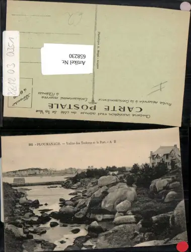 658230,Ploumanach Vallee des Troieros et la Port Küste France