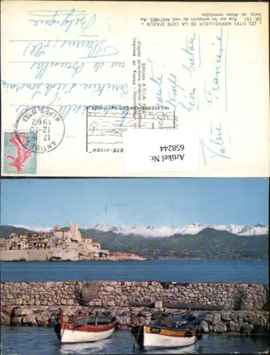 658244,Les Sites Merveilleux de la Cote d Azur Antibes Boote France