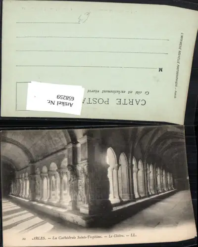 658259,Arles La Cathedrale Sainte-Trophime Le Cloitre Kreuzgang Kathedrale France