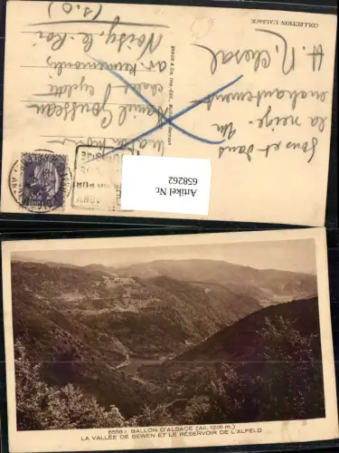658262,Ballon d Alsace La Vallee de Sewen et le Reservoir de l Alfeld France