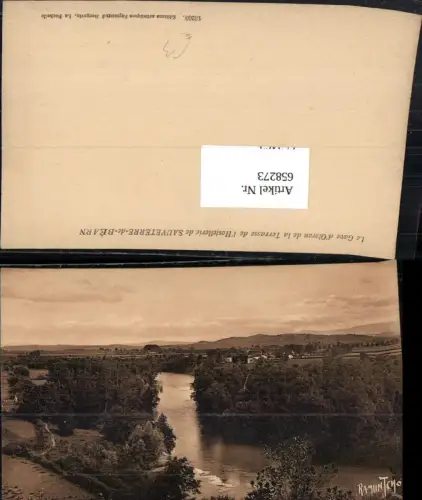 658273,Le Gave d Oloron de la Terrasse de l Hostellerie de Sauveterre-de-Bearn France