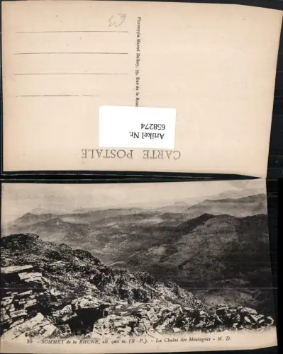 658274,Sommet de la Rhune La Chaine des Montagnes France