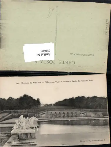 658281,Environs de Melun Chateau de Vaux-le-Vicomte Bassin des Grandes Eaux France