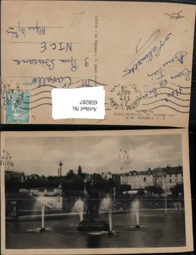 658287,Limoges Les Jardins du Champ-de-Juillet Le Bassin Springbrunnen France