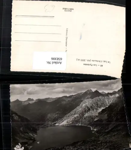 658306,Foto Ak Les Pyrenees Le Lac d Artouste France