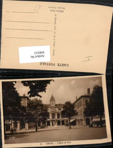 658313,Vienne L Hotel de Ville France