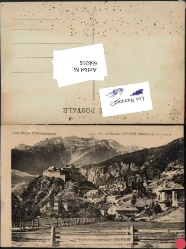 658316,Les Alpes Pittoresques Fort de Chateau Queyras Htes-Alpes France