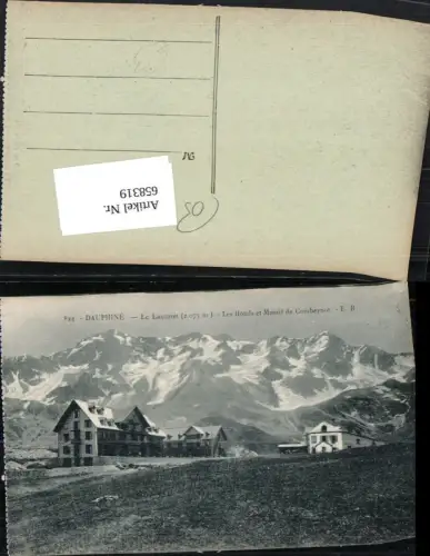 658319,Dauphine Le Lautaret Les Hotels et Massif de Combeynot France