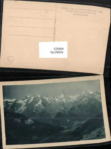 658323,Brianconnais Panorama du Grand Area Barre des Ecrins et la Meije France