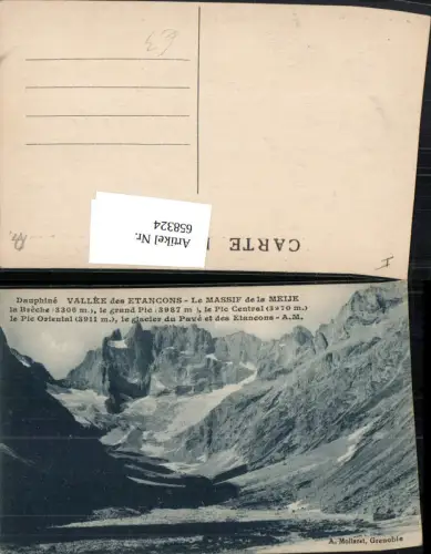 658324,Dauphine Vallee des Etancons Le Massif de la Meije France