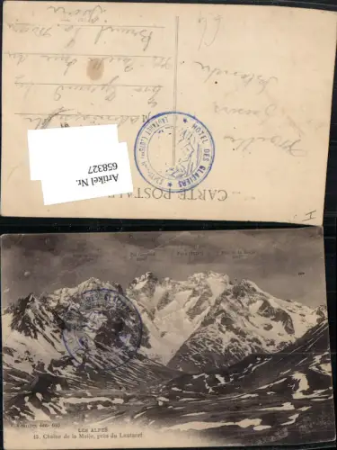 658327,Les Alpes Chaine de la Meije pres du Lautaret France