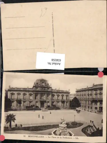 658358,Montpellier La Place de la Prefecture France