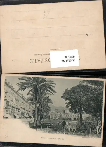 658368,Nice Nizza Avenue Massena Palmen France