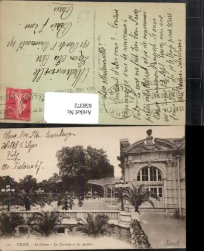 658372,Vichy Le Casino La Terrasse et les Jardins France