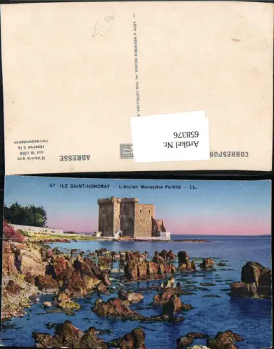 658376,Ile Saint-Honorat L Ancien Monastere Fortifie France